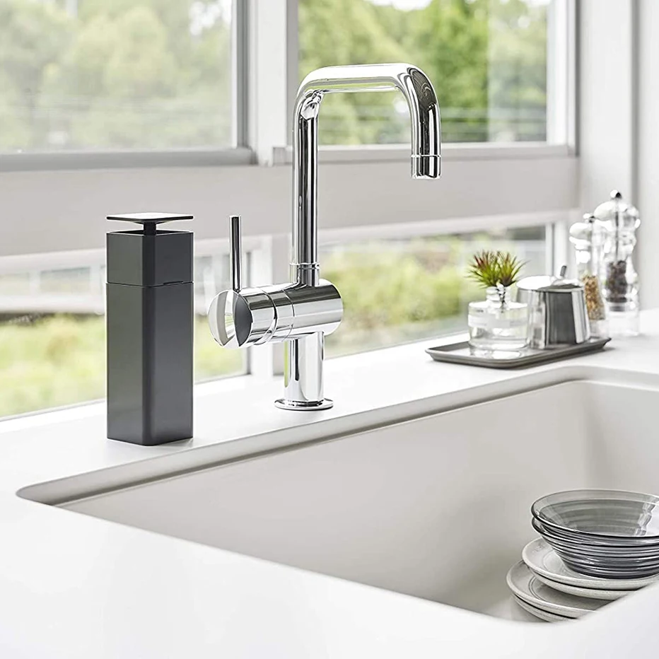 Kitchen Dish Soap Dispenser Hand Soap Dispenser for Bathroom Countertop Hand Press Lotion Storage Container 250ml