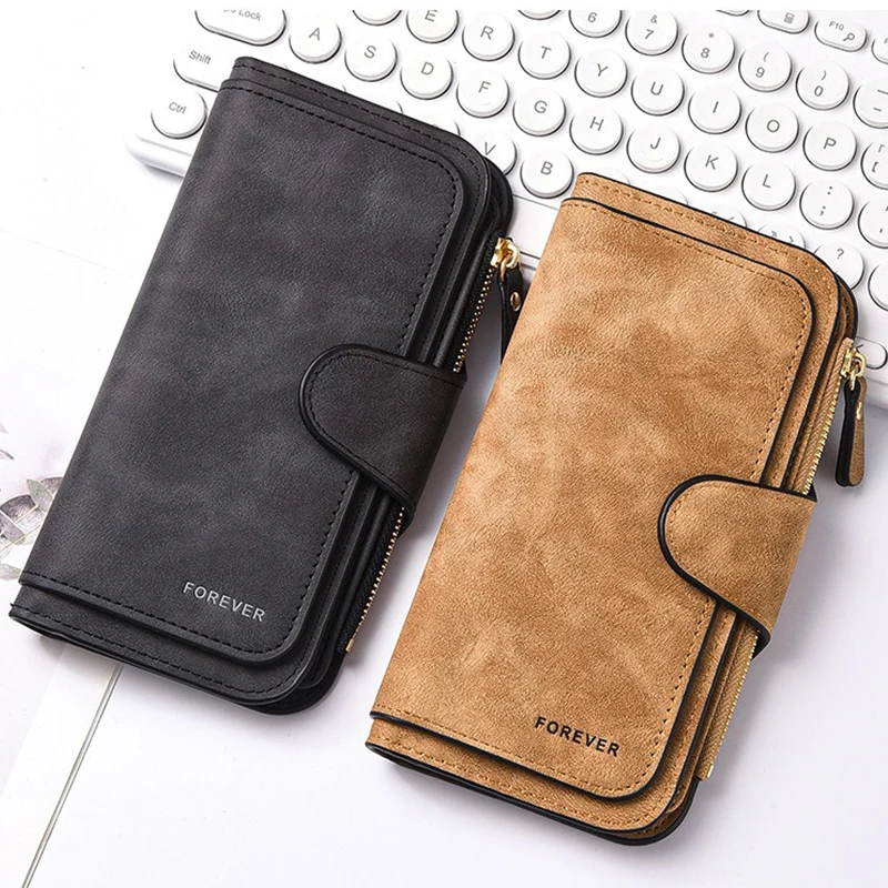 Long PU Leather Butterfly Flower Wallet with Zipper & Card Holder S8145d8f0fc3e4ed9b6bb1d67987d5b56y