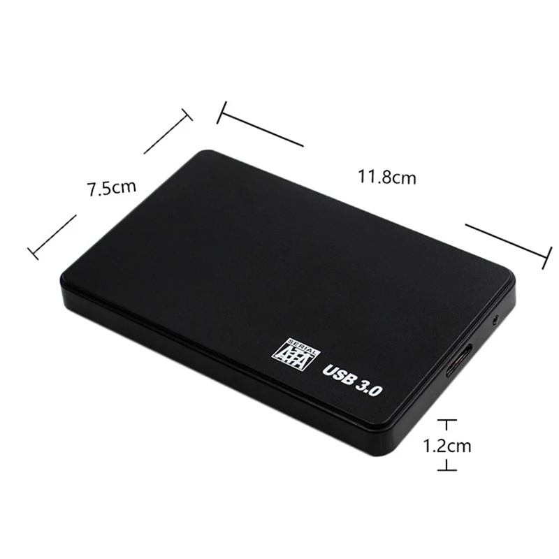 2.5 Inch USB 3.0 Hard Drive Case SATA HDD SSD Enclosure External Hard Drive Disk Box for PC Laptop Smartphone