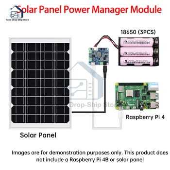 Modulo gestione energia solare per caricare la batteria al litio con uscita 5V 3A per pannello solare 6~24V supporta MPPT PD QC FCP SFCP