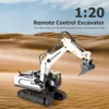 2.4G Radio Controlled RC Dump Truck 1/20 11CH Dumper Technique Car Vehicle Models for Children Adult Presents 1
