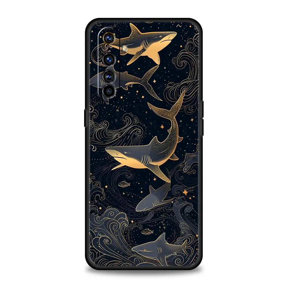 Shark-Themed Protective Phone Case Cover