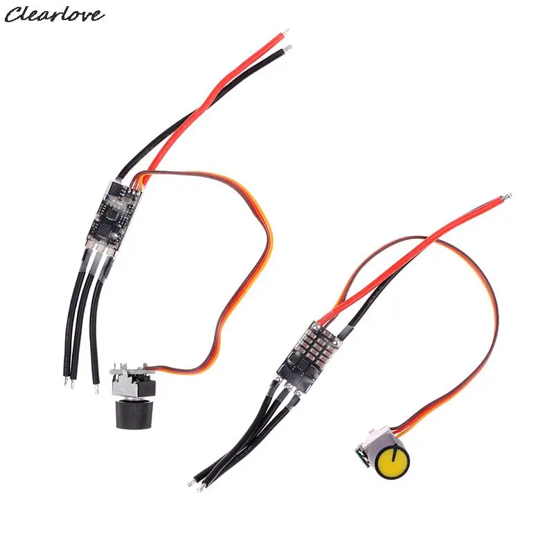 

Трехфазный бесщеточный драйвер двигателя постоянного тока 7-26 В, плата привода двигателя постоянного тока, регулятор скорости с потенциометром для LiPo 2-6S