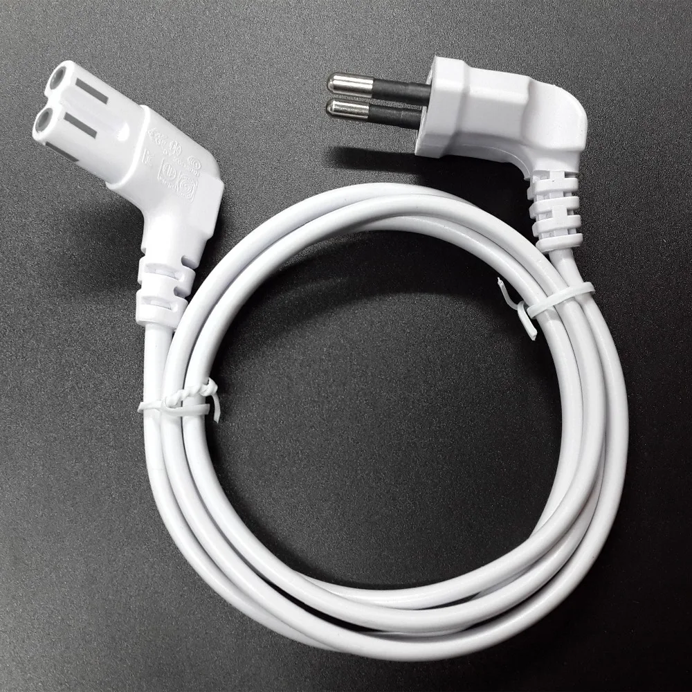 

Figure 8 C7 replacement AC power cord EU Euro type angled 90 degree for samsung sony sharp LED TV 300cm