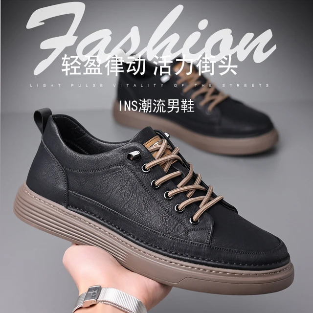 Mens Casual Shoes Hot Sale Mens Shoes Genuine Leather Big Size Designer Shoes  Men High Quality Leather Sneakers Tenis Masculino - Leather Casual Shoes -  AliExpress