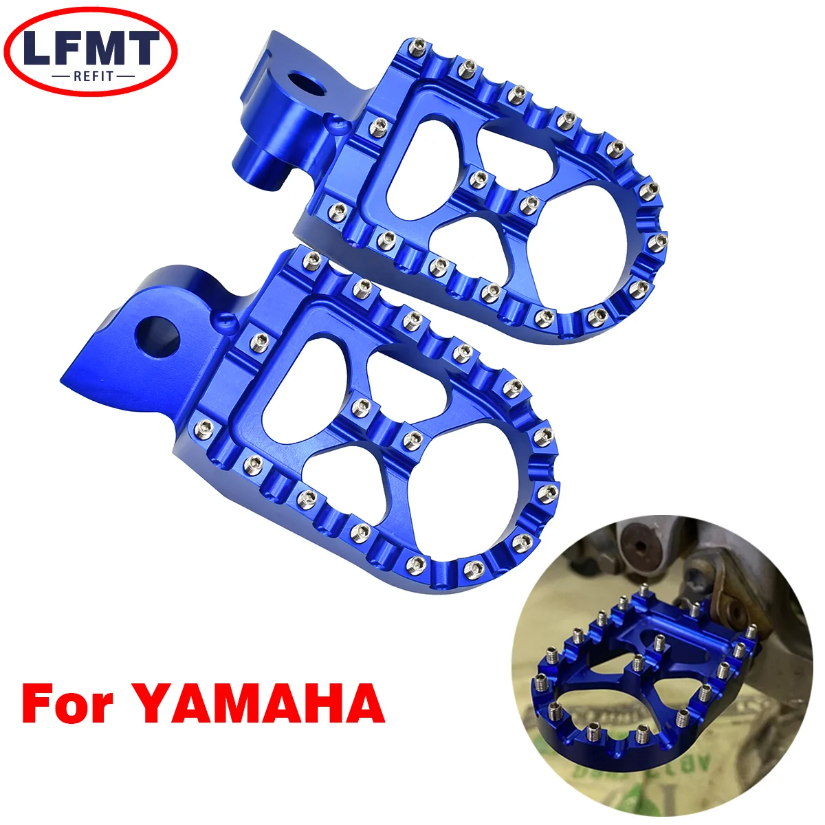 

Motorcycle CNC Foot Pegs Rests Footrest Footpeg Pedals For YAMAHA YZ65 YZ85 YZ125 YZ250 YZ250F YZ250X YZ450F YZ450FX WR250F 450F