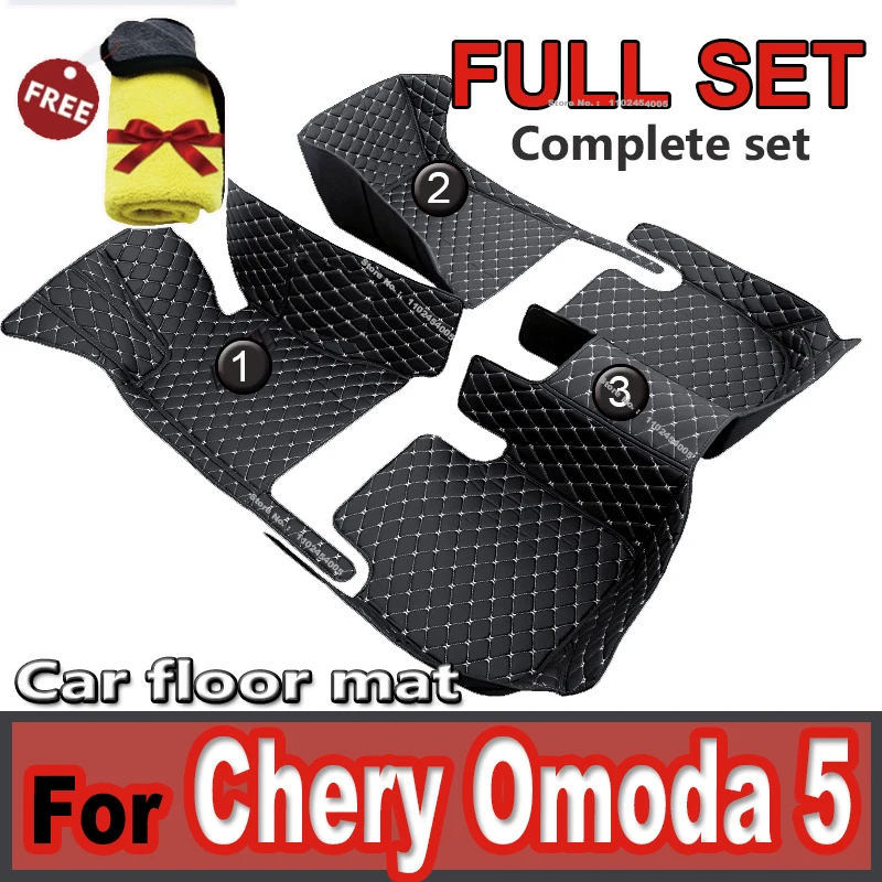 

Автомобильные коврики для Chery Omoda 5 2022, индивидуальные автомобильные подкладки для ног, аксессуары для интерьера