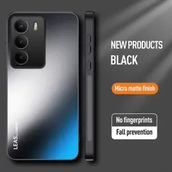 AG Matte Shockproof Frosted Hard Phone Case - Anti - fingerprint Protective Bumper Cover for Realme C75x (Black)