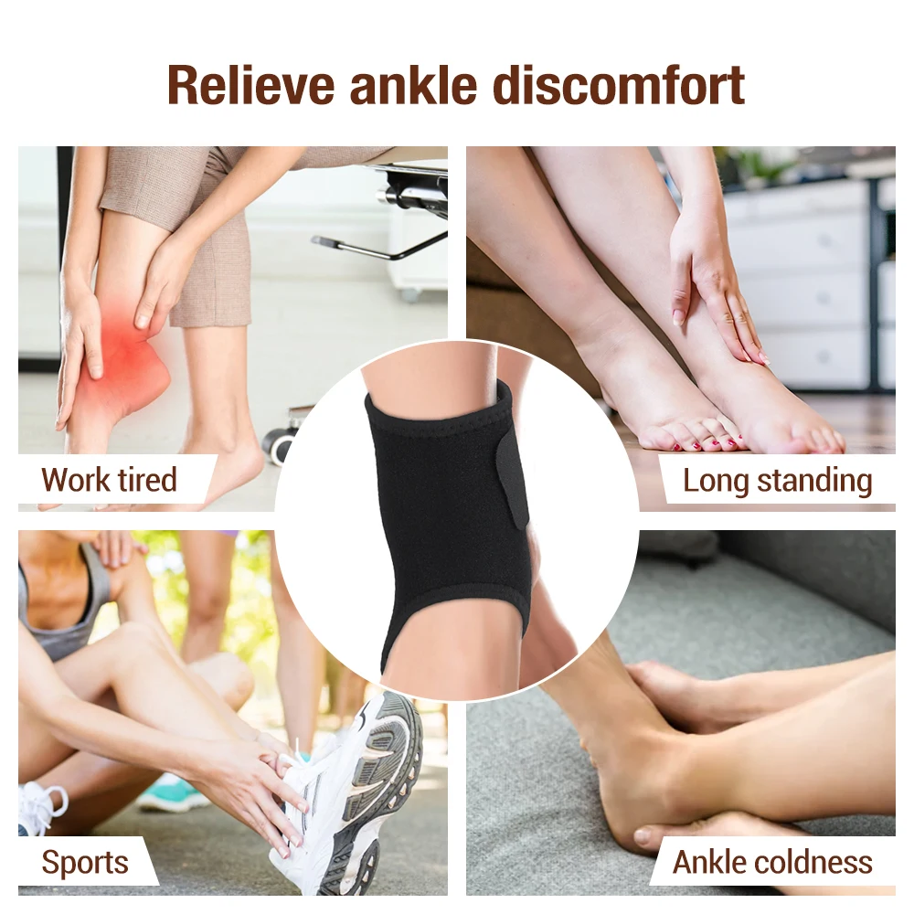 Magnetic Ankle Support Brace for Sprain Relief and Foot Care