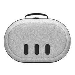 Compact Travel Carrying Case for VR Headset & Controllers - Durable EVA Hard Shell with Mesh Storage (Bag)