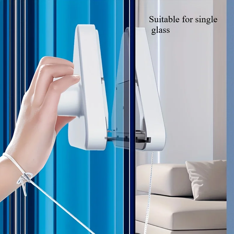 1pc High Rise Building Magnetic Window Cleaner, Single-layer Glass Cleaning Tool, Suitable for 3-10mm Glass Use