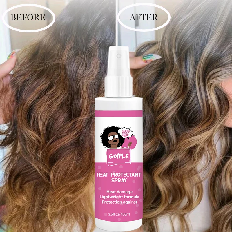 Heat Protectant Spray Thermal and UV Protection Serum For Damage Hair Moisturizing Treatment Repair Conditioner hair protection spray 100ML