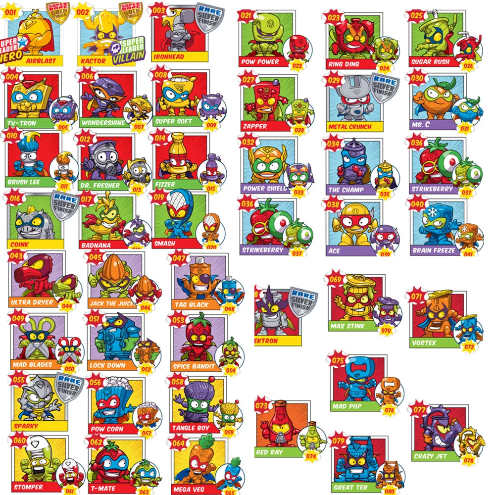 

2 Sets(44pcs+22pcs) Super Zings Characters Stickers for Baby Kids Playing Toy Cartoon Superzings Pegatinas for Party Decoration