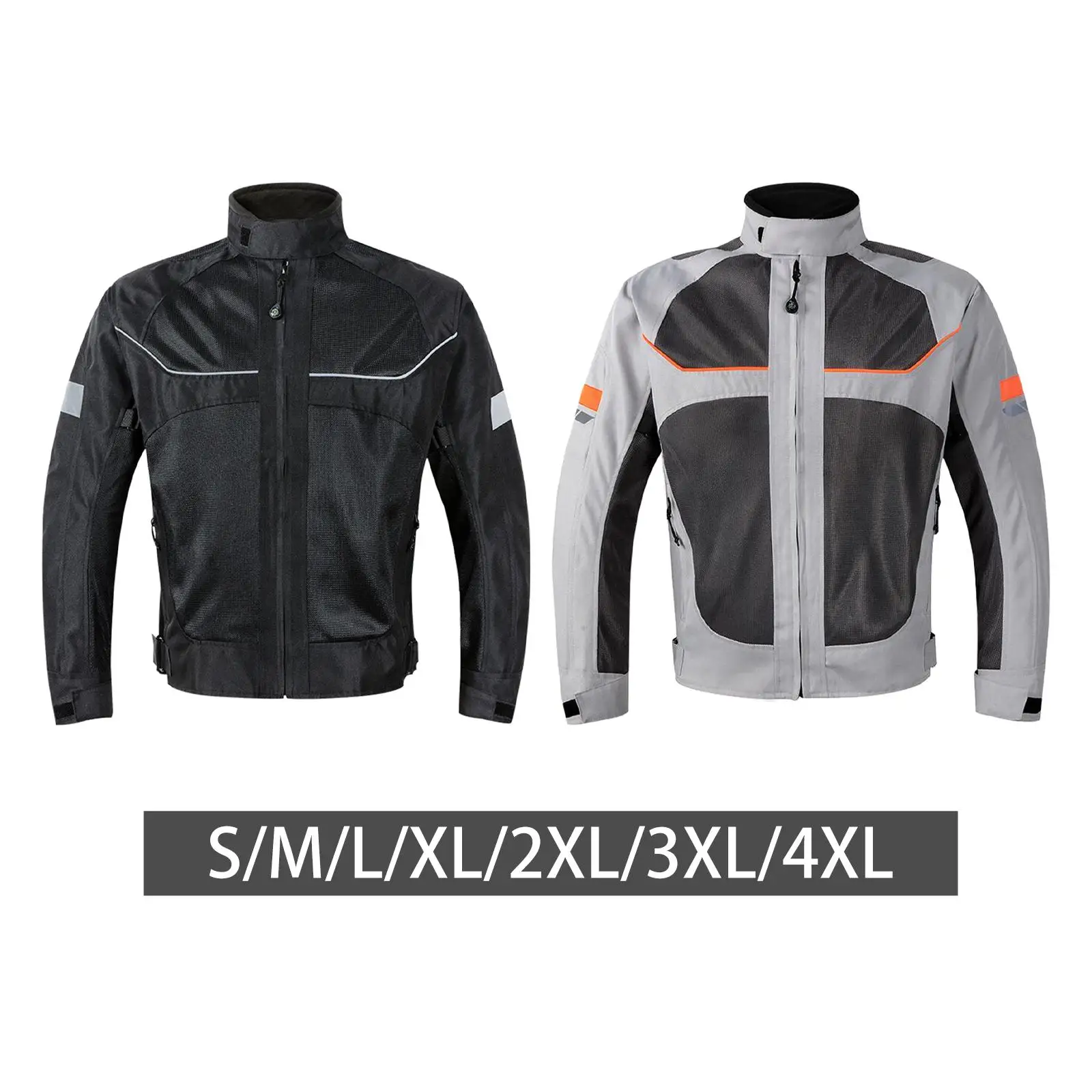 KEMIMOTO Motorcycle Jacket Men's – CE Level 2 Armor, All-Season, Windproof, Waterproof Oxford, With Reflective