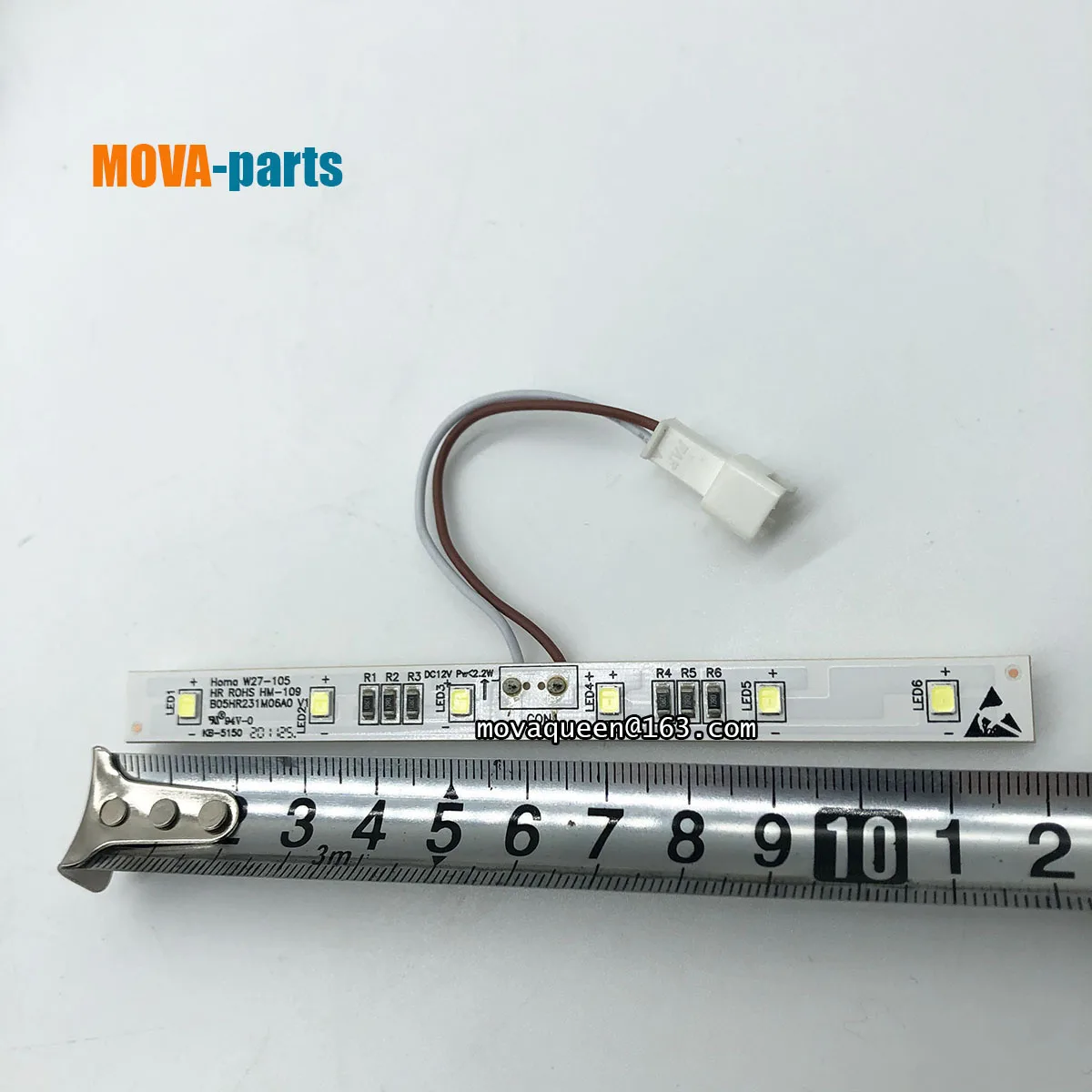 1 x LED-Kühlschrank-Lichtleiste für Ouma Kühlschrank W27-105 1 x LED-Kühlschrank-Lichtleiste für Ouma Kühlschrank W27-105