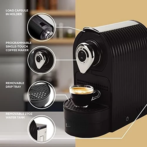 Espresso Machine Single Serve Coffee Maker Compatible with