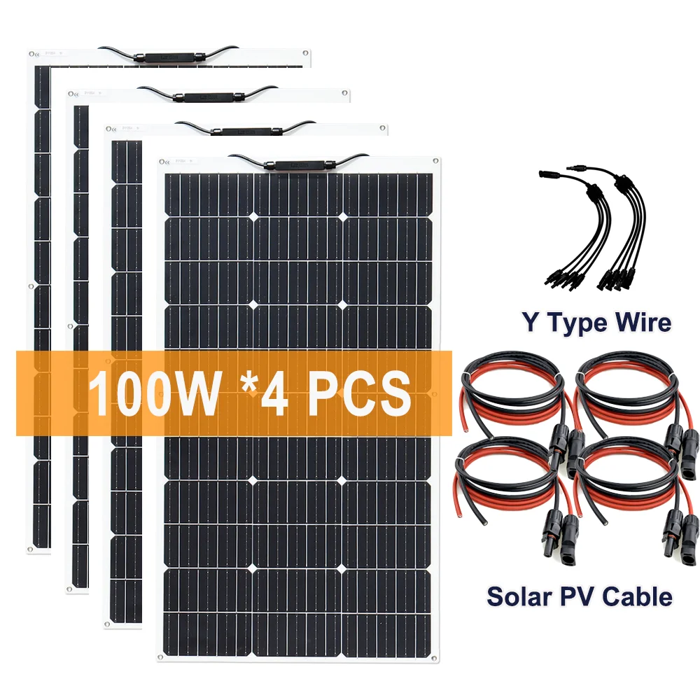 4PCS solar panel