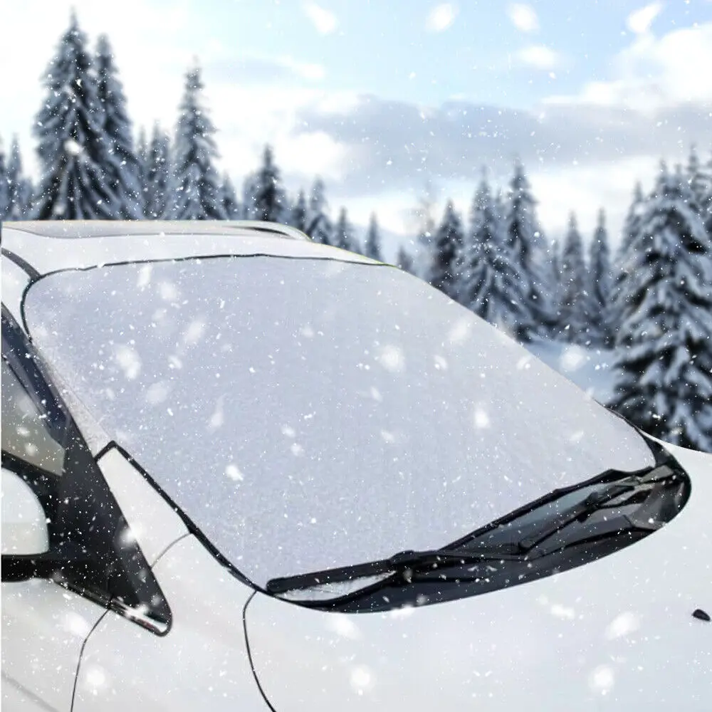 180 * 100cm Car Windshield Frost Ice Cover Prevent Ice Sun Shade Protector Cover UV Blind Auto Exterior Accessories