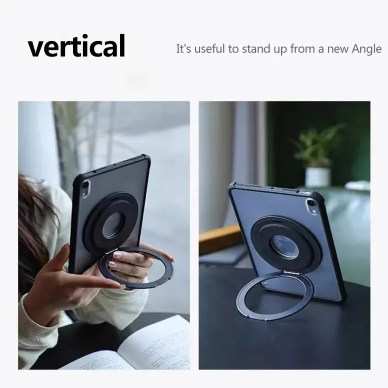 Acrylic Frosted Magnetic Holder Case - Durable PC+TPU Cover
