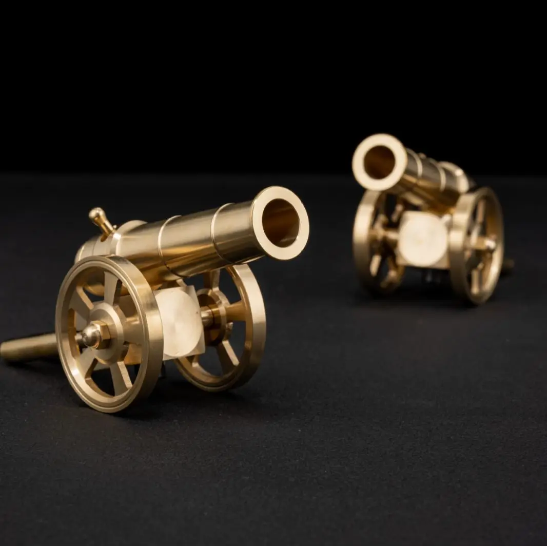 Modello Di Cannone Petardo In Metallo, 12,6 Pollici, Artiglieria Da Collezione, Ornamenti Storici Per Scrivania