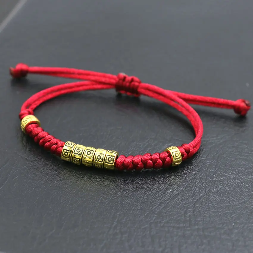 Tibetan Buddhist Rope Woven Bracelet Men Red Thread Charm Couple Friendship Bracelets For Women Girl Jewelry Buddha Pulseira bracelet jewelry