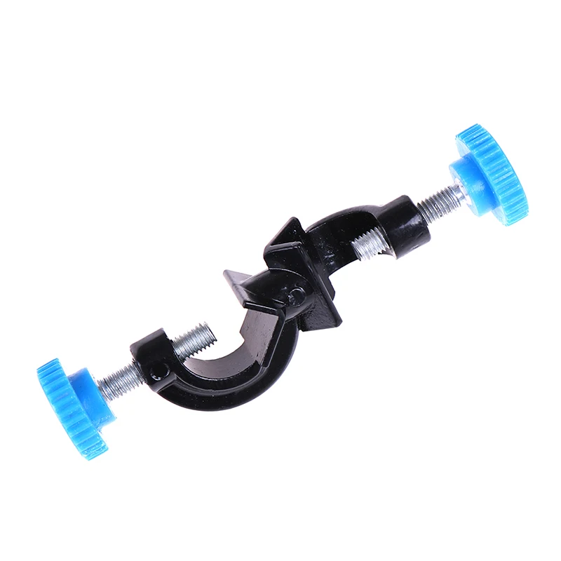 Lab Stands Double Top Wire Clamps Holder Metal Grip Supports Right Angle Clip