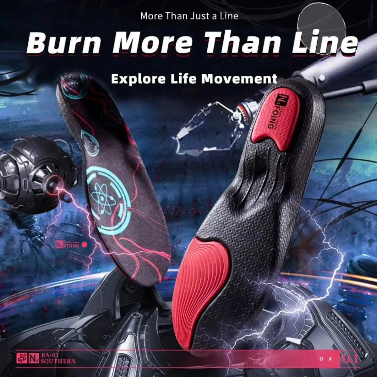 Sport Insoles 1 Pair Premium EVA Orthopedic Insole For Feet Gel Shock Absorption Deodorization Breathable Sole Pad Sport Arch Support Feet Car