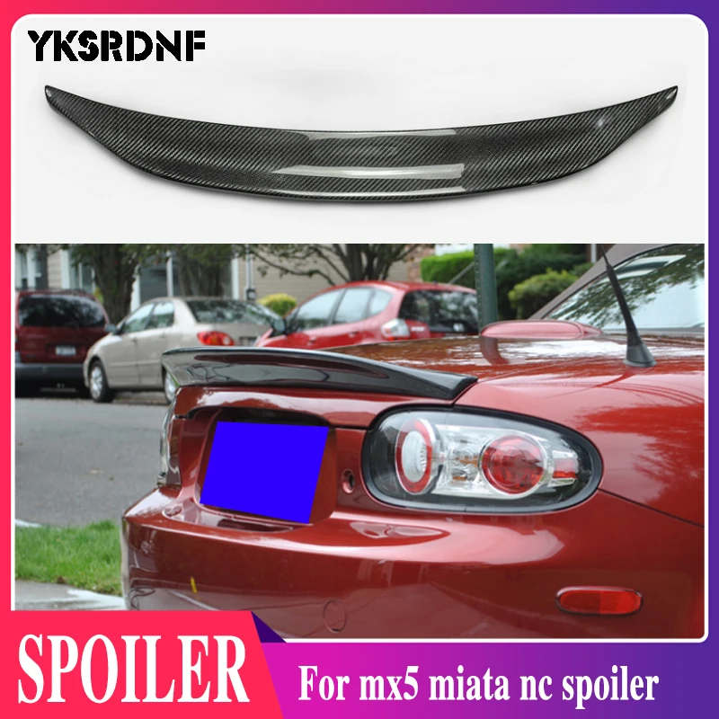 Yksrdnf Per Mx5 Nc Ncec Roster Miata Epa Tipo 3 2009-2015 Spoiler Posteriore In Vera Fibra Di Carbonio (Solo Hard Top Prht)
