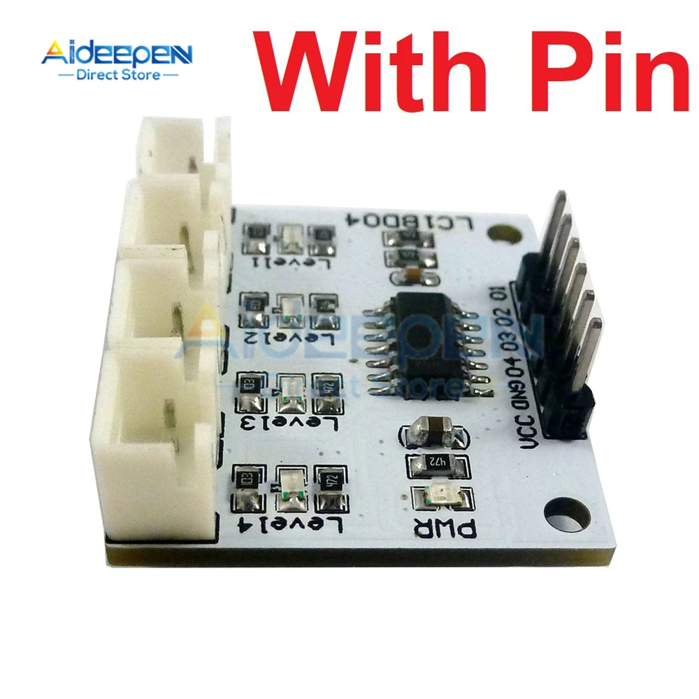DC 5V 7-12MA 4 Digital Water Liquid Level Indicator Board Controller Sensor Switch Module for Fish tank Water Tower water level switch liquid level sensor