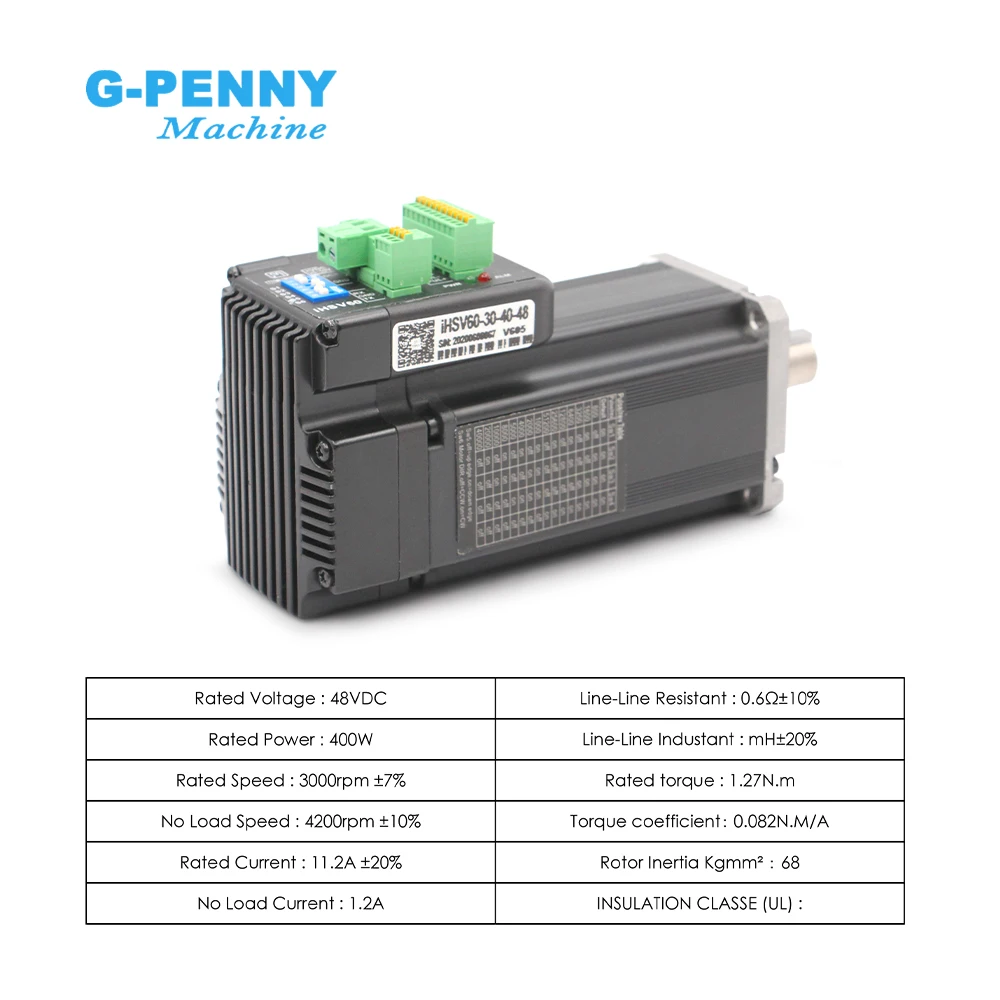 EU 전송! JMC V6 버전 통합 서보 모터, 드라이버 1.27Nm 미니 서보 모터, 드라이버 1000 라인 포함, 3000rpm,  400w - AliExpress