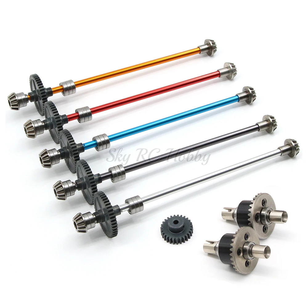 

Центральный вал приводной вал моторная Шестерня передний и задний дифференциал для Wltoys 144001 124018 124019 автомобильные аксессуары с дистанционным управлением