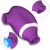 2-in-1-Klitoris-Stimulator, Klitoris-Sauger, Brustwarzen, Vibrator für Frauen, Saugen, Zunge lecken, weiblicher Masturbator, Sexspielzeug für Frauen 2