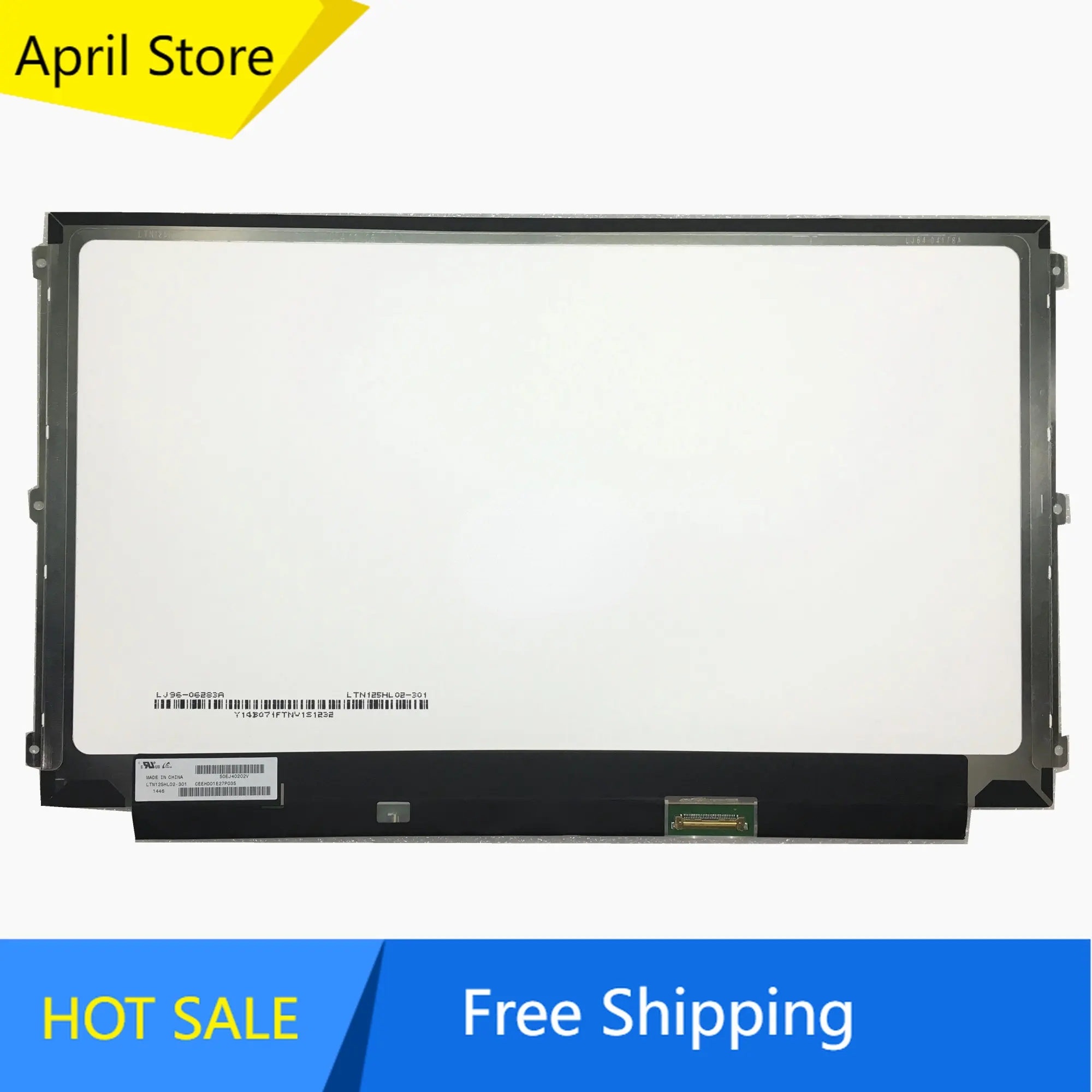 

Free Shipping LTN125HL02-301 B125HAN02.0 12.5'' IPS Laptop LCD Screen 1920*1080 EDP 30 PINS