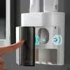 Toilet Toothpaste Squeezer Fully Automatic Wall Mounted Adhesive Wall Mounted Lazy Man Storage Rack 1
