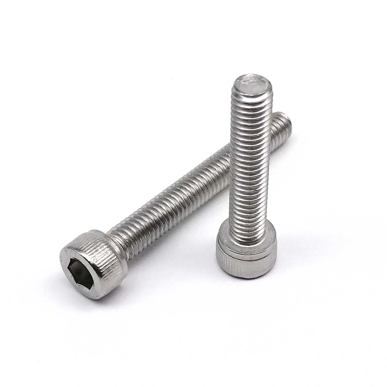 Hex Socket Cap Screw M2 M2.5 M3 M3.5 M4 M5 M6 M8 304 A2 Stainless Steel DIN912 Hexagon Hex Socket Cap Allen Head Bolt Screw Lengthened Long 6-200mm