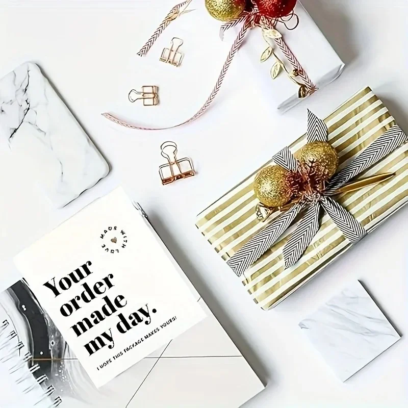 Thank You Cards Supplies for Thanking CustomersExpressing Appreciation and Support for CustomersUsed in Packaging Supplies