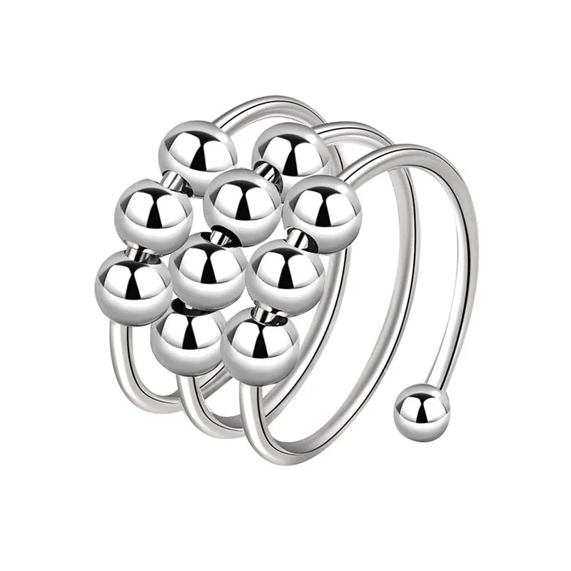 Fidget Rings Metal Rings Finger Rings Adjustable