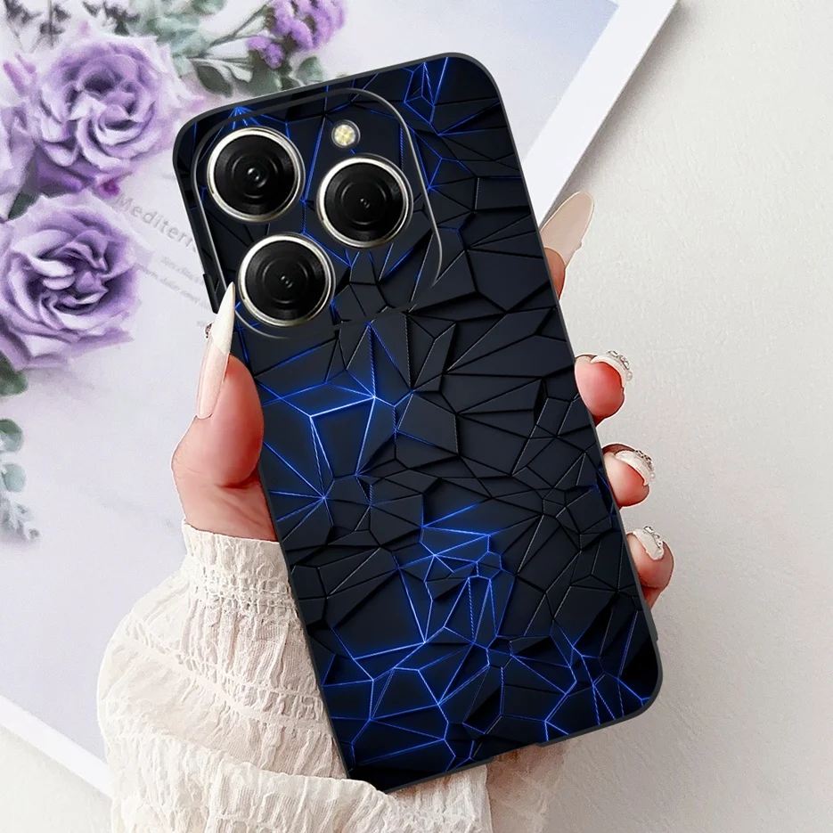 Stylish Painted Soft TPU Phone Case - For Tecno Spark 20 Series