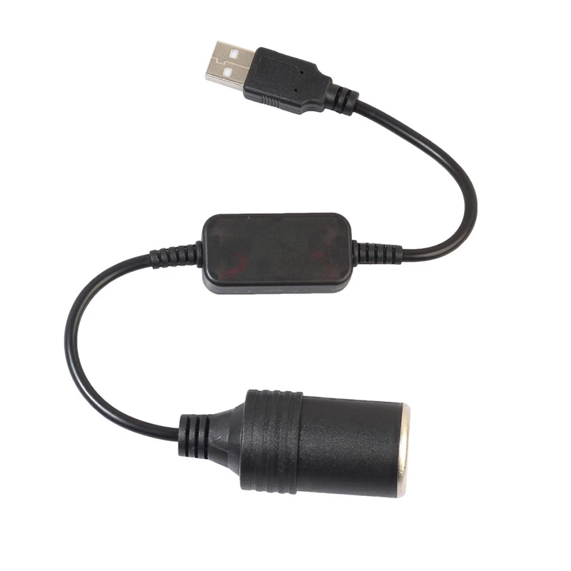5V To 12V Car Recorder Power Cable USB Converter Power Adapter 35cm/60cm/1.2m/2m/3m Controller Plug Connector