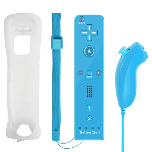 2 in 1 For Nintendo Wii Controller Set Optional Motion Plus Joystick Wireless Remote Gamepad with Silicone Case Video Game - Image 27