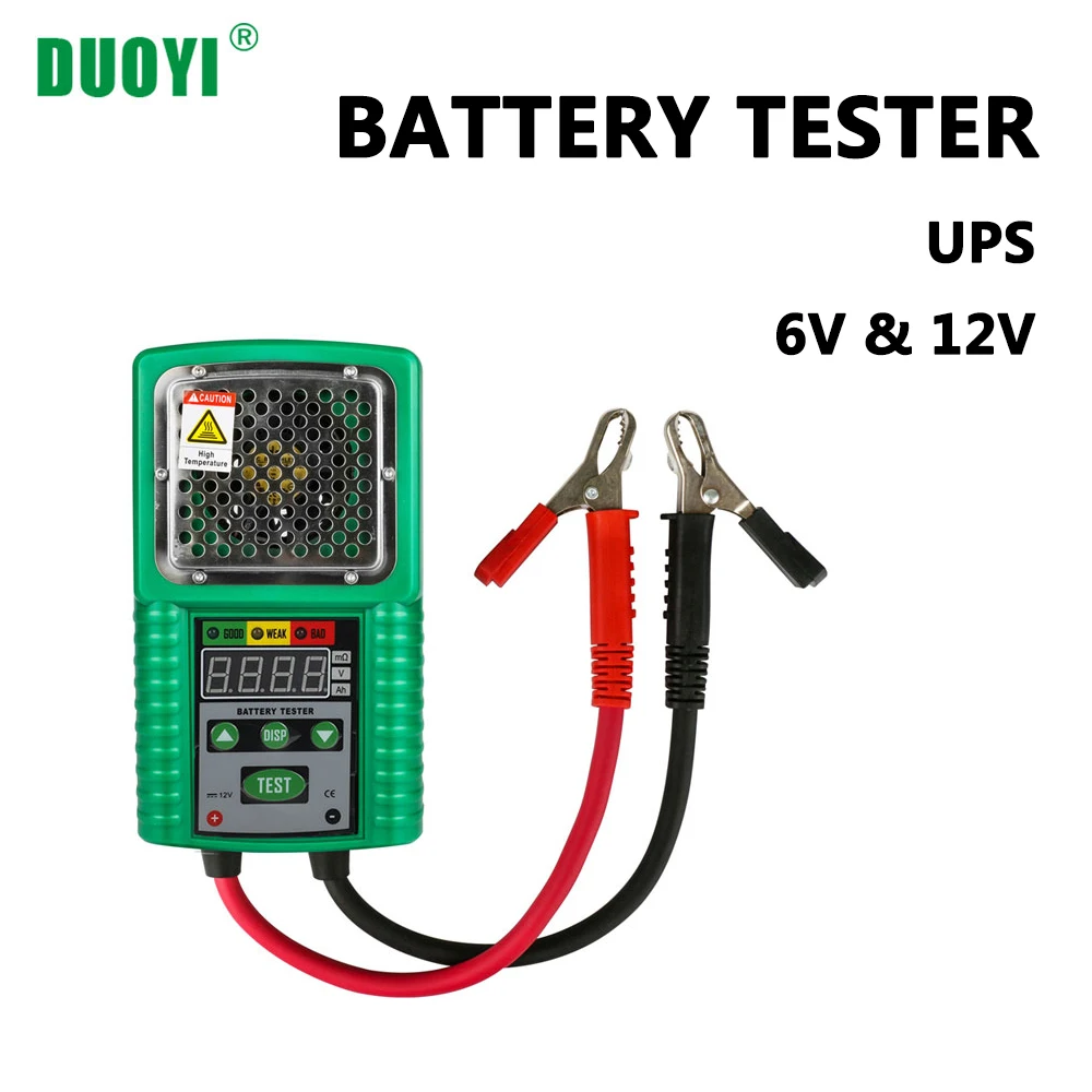 DUOYI DY226 Battery Tester 6V 12V DC Load Battery Charge Test Battery