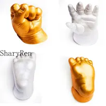  DIY Baby Plaster Mold 3D Hand Foot Print Mold for Baby Souvenir Hand Casting Kit Couples Wedding Accessories Home Decor Gifts 