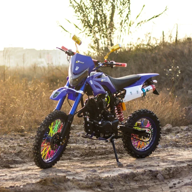 Hot Sale Gasoline Motorcycles 125cc Electric Start Off Road Dirtbike 4 Stroke Big Wheel Dirt Pit Bike nicot 125cc pit bike yx 120 engine dirt bike 4 stroke off road motorcycles factory direct salecustom