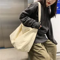 Bag size: Medium Lining texture: canvas Applicable scenario: daily matching Trendy style of luggage: tote bag Type of outer bag: - Image 3