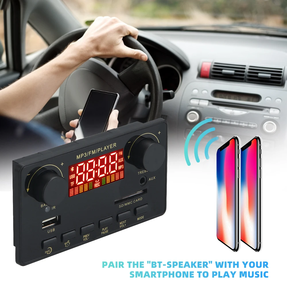 Title 14, 40W 12V Bluetooth 5.0 Audio Scheda amplificator...