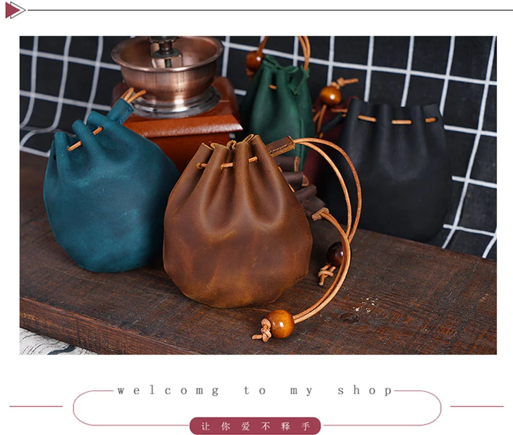 AIGUONIU Original Handarbeit Aus Echtem Leder Unisex Geldbörse Kuh Leder Münzen Geld Tasche Retro Brieftasche Tasche Geliefert – Detail 4