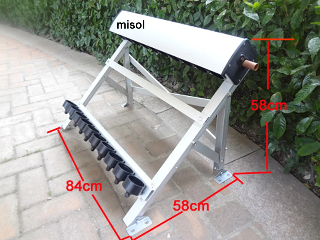 Misol Solar Collector Of Solar Hot Water Heater, 10 Evacuated Tubes, Heat  Pipe Vacuum Tubes, New - Solar Collectors - AliExpress