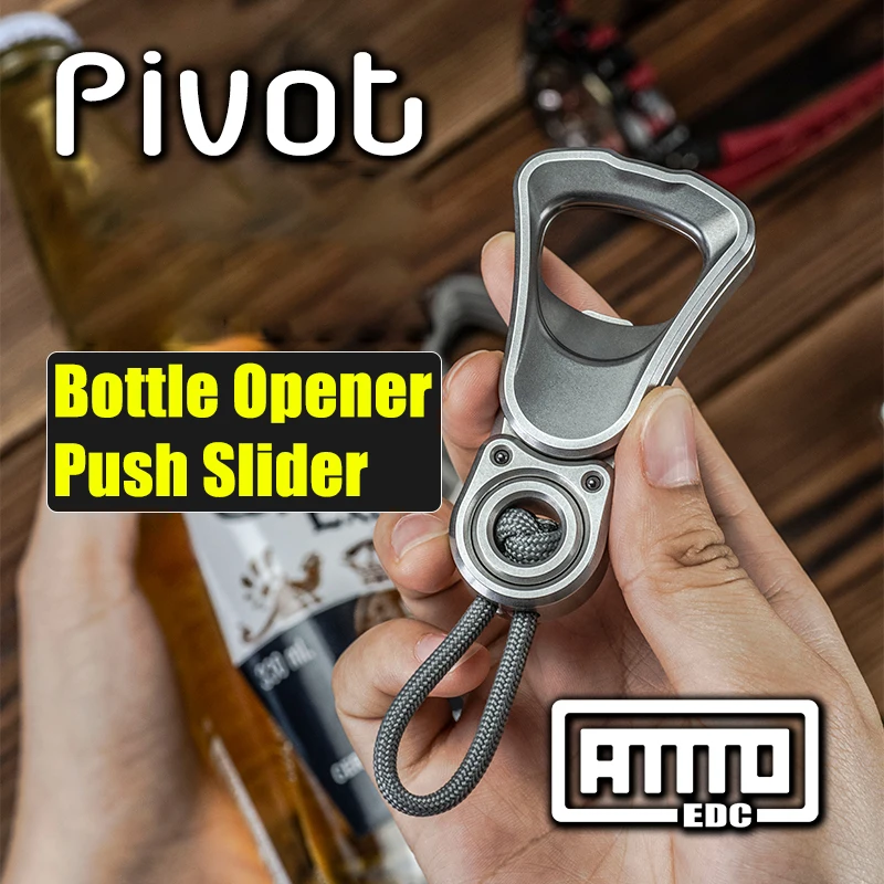 Bottle Opener Magnetic Push Slider EDC Adult Fidget Slider Anti