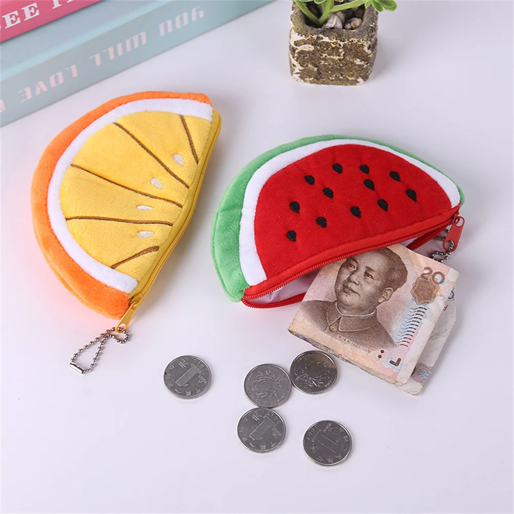 S2S® Watermelon Plush Key Coin Wallet Purse Cosmetic Makeup Pouch Phone  Pencil Pen Bag (Watermelon RED) : Amazon.in: Beauty