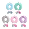 L9NB Travel Neck Pillow and Unicorns Eye Mask Set UShaped Office Traveling Rest Soft Cushion for Women Men Kids Health Care 1